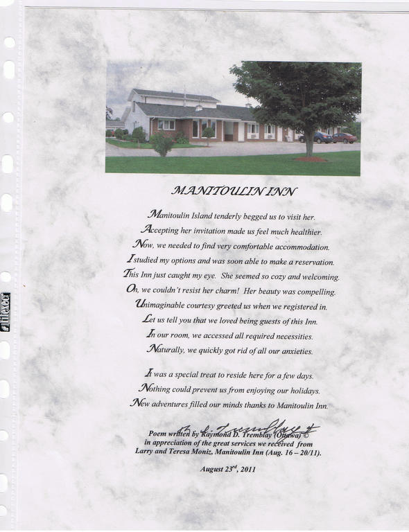 Manitoulin Inn Mindemoya Ngoại thất bức ảnh